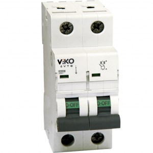 Автоматический выключатель Viko, 2P, C, 63A, 4,5kA